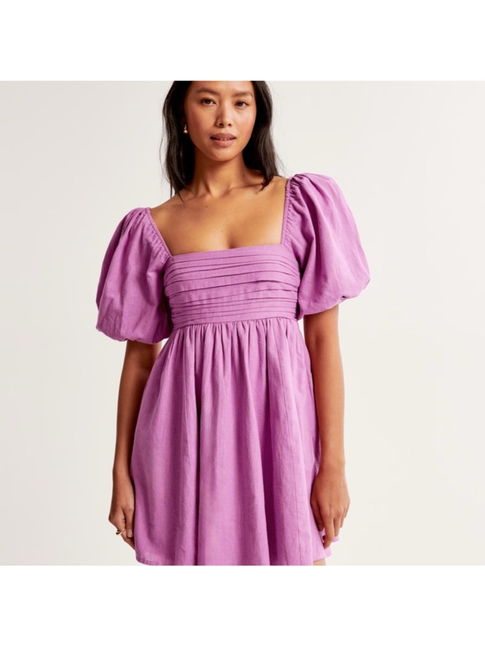 Abercrombie & Fitch Emerson Poplin Mini Dress